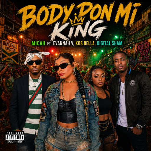 King Micah: NEW SINGLE w/ Evannah V, Digital Sham, & Kos Bella ‘Body Pon Mi’